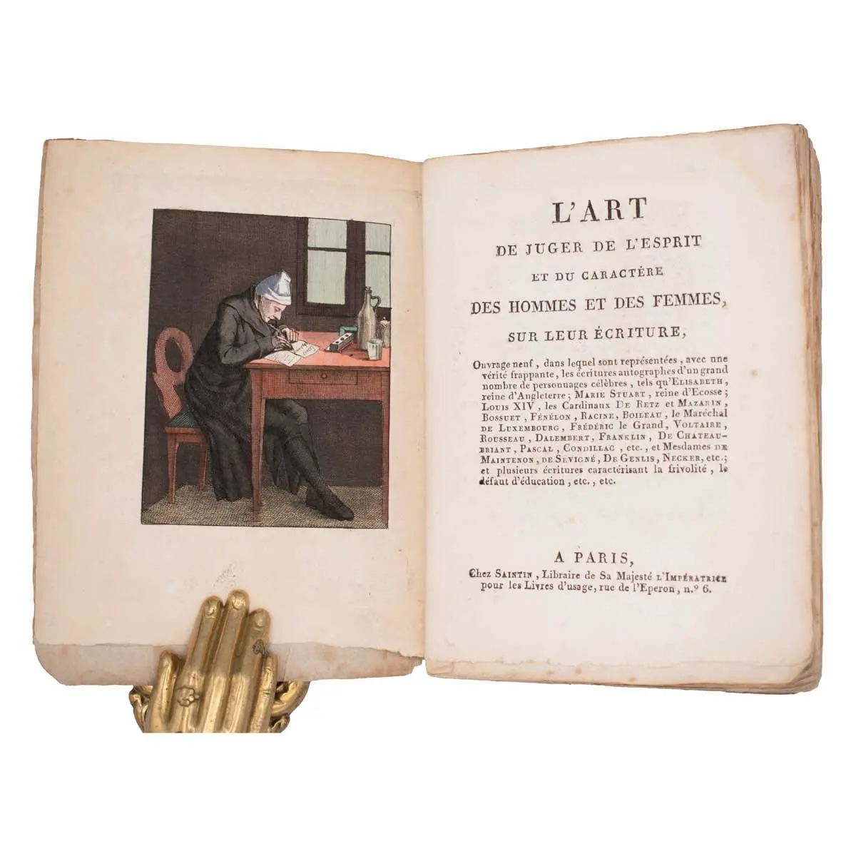 L'ART DE JUGER DE L'ESPIRIT ET DU CARACTERE DES HOMMES DE DES FEMMES