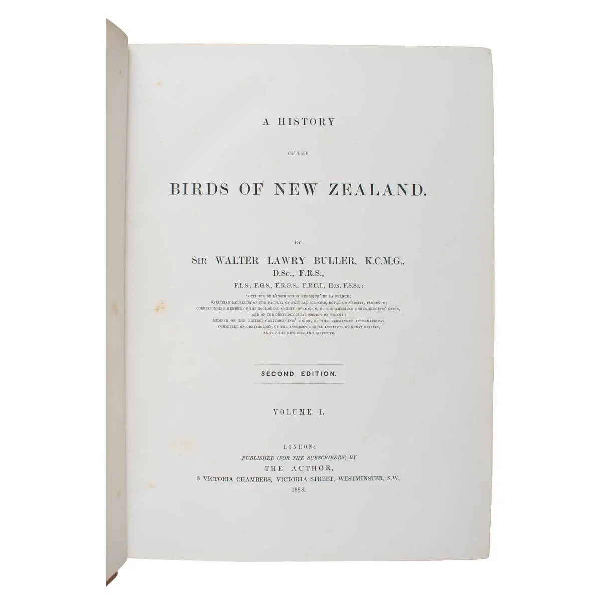 A History of the Birds of New Zealand (7)