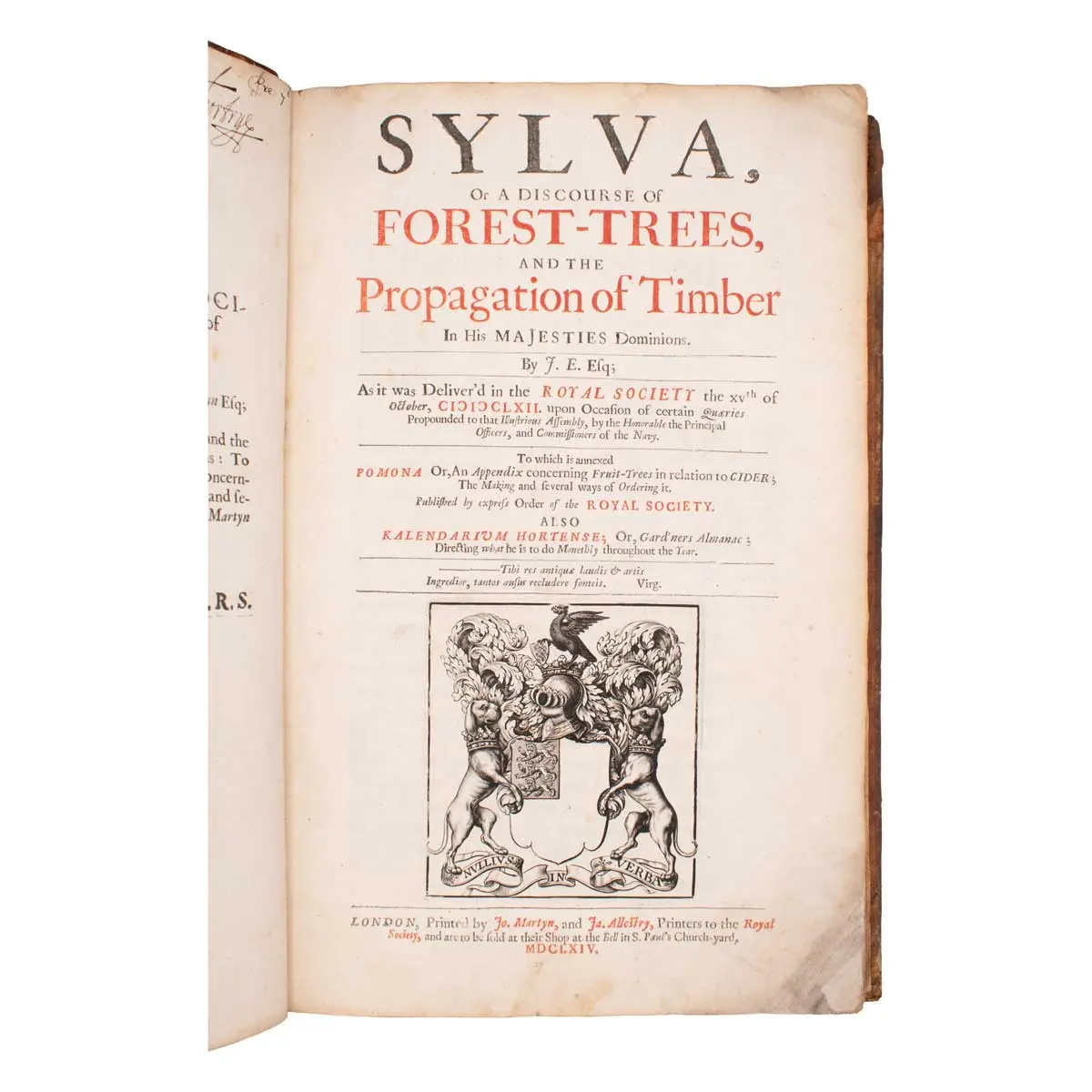 Sylva, Or A Discourse of Forest-Trees, and the Propagation of Timber in his Majesties Dominions