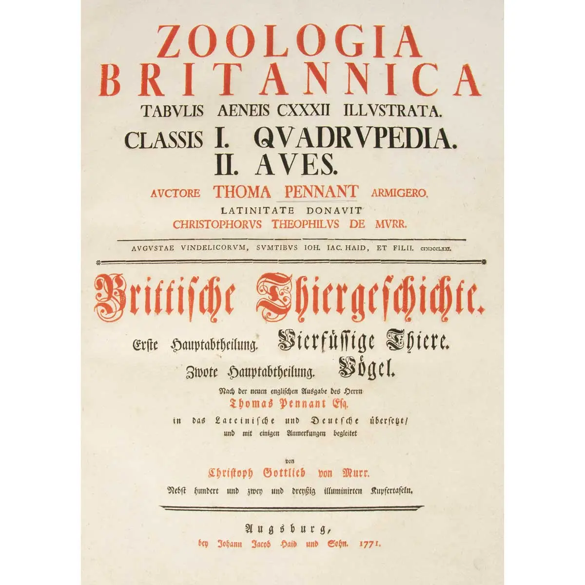 Zoologia Britannica tabvlis aeneis CXXXII illvstrata (2)