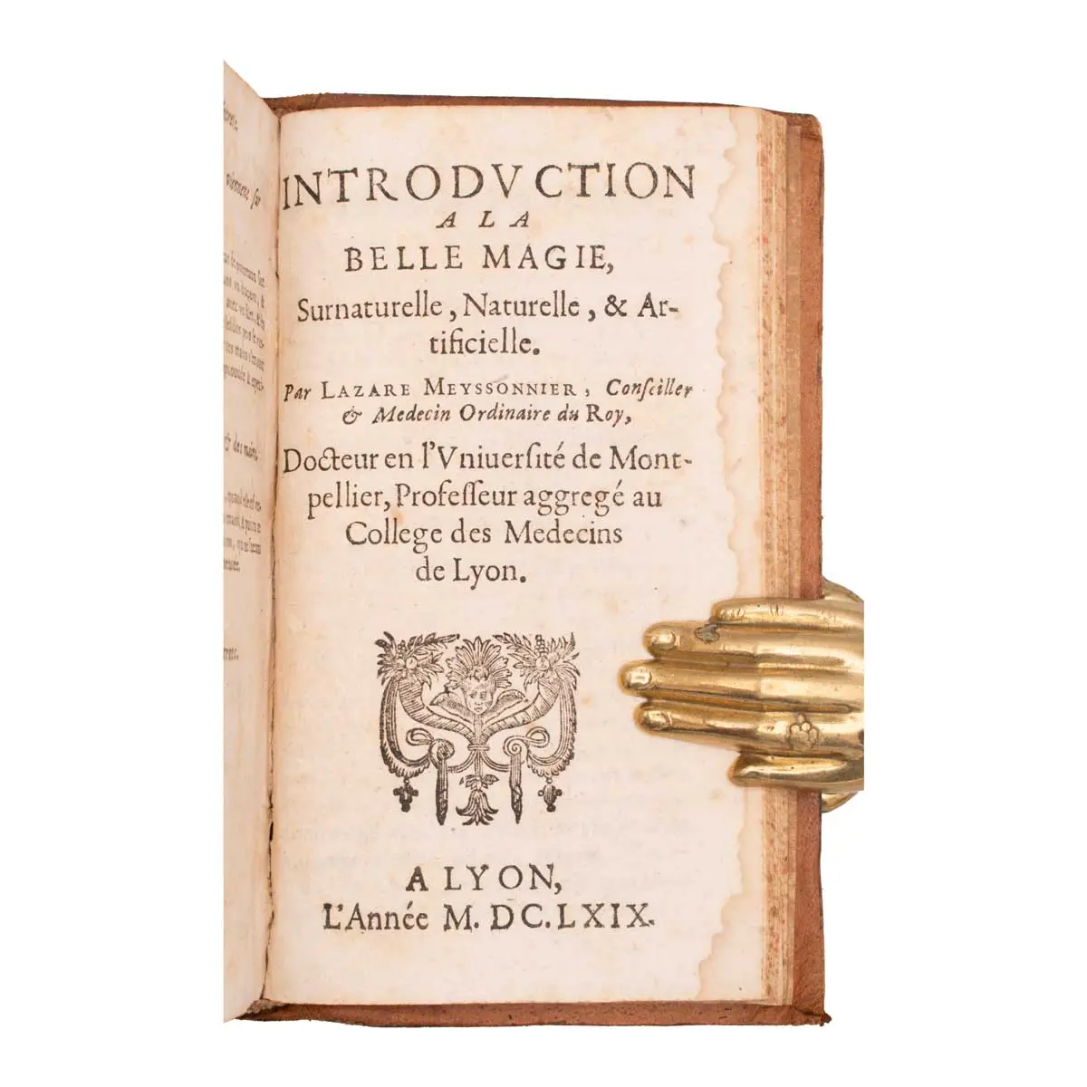 La Magie Naturelle Divisée en quatre Liures, Par Jean Baptiste Porta’ Contenant les Secrets & Miracles de Nature, Et nouvellement, L’Introduction à la belle Magie (2)