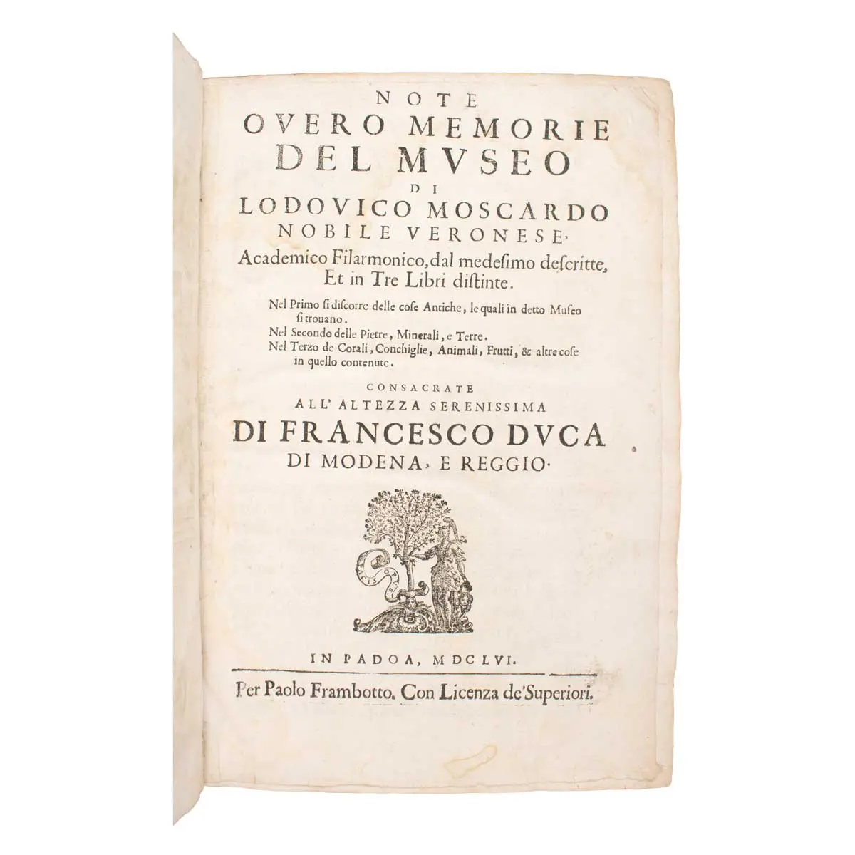 Note overo Memorie del museo del conte Lodovico Moscardo, nobile veronese (2)