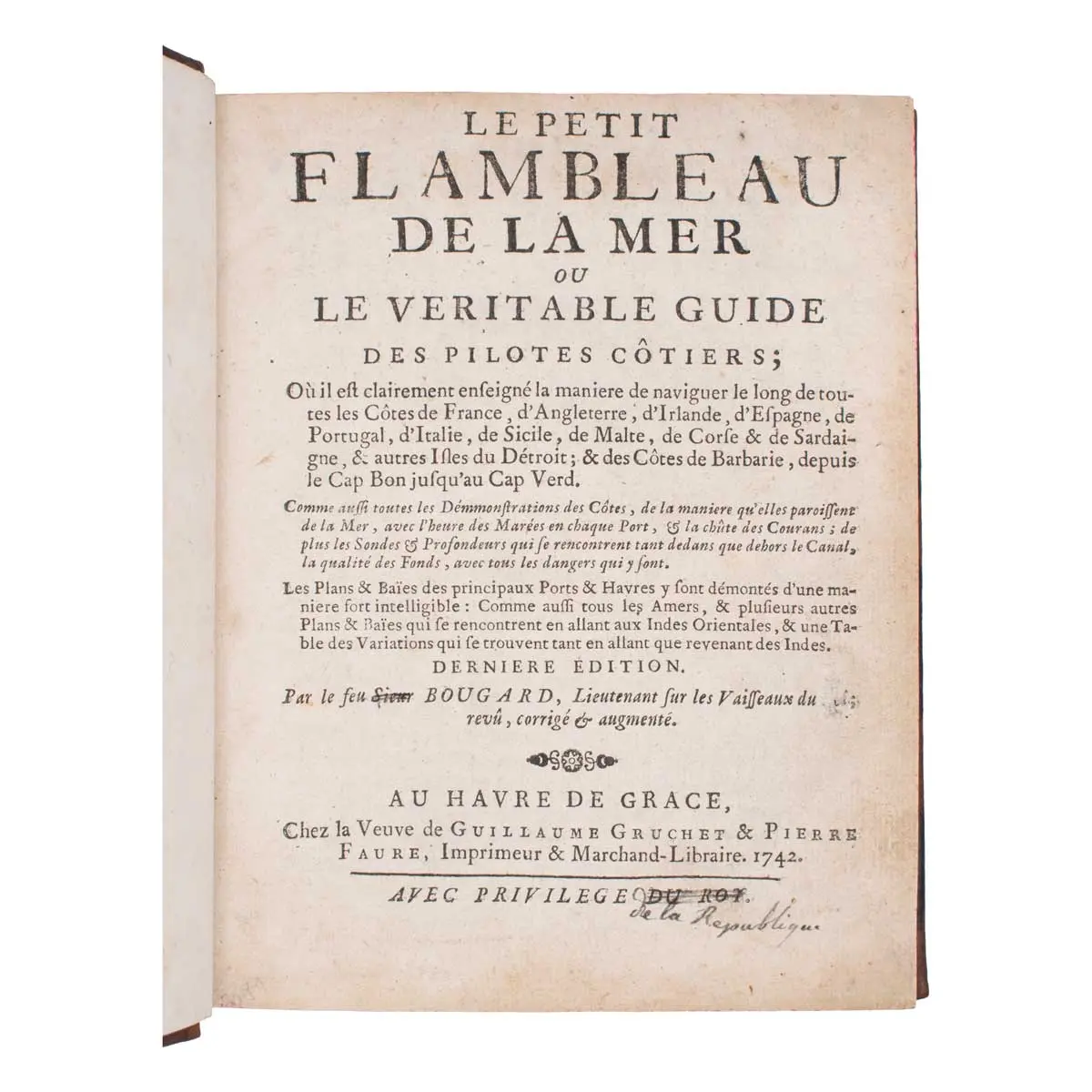 Le Petit Flambeau de la mer ou le veritable guide des Pilotes côtier … de naviguer le long de toutes les côtes de France, d’Angleterre, d’Irland, d’Espagne, de Portugal, d’Italie, de Sicile (3)