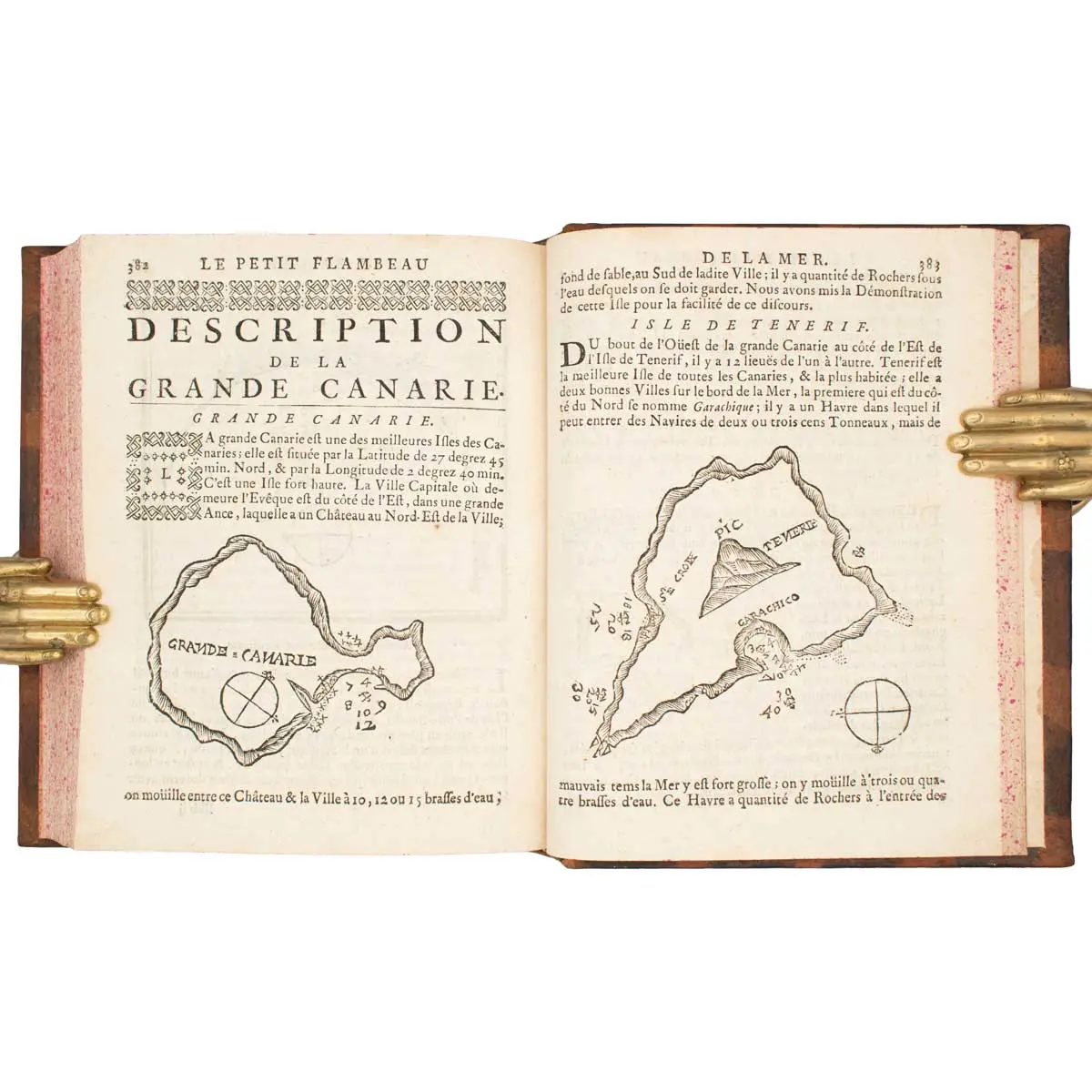 Le Petit Flambeau de la mer ou le veritable guide des Pilotes côtier ... de naviguer le long de toutes les côtes de France, d'Angleterre, d'Irland, d'Espagne, de Portugal, d'Italie, de Sicile