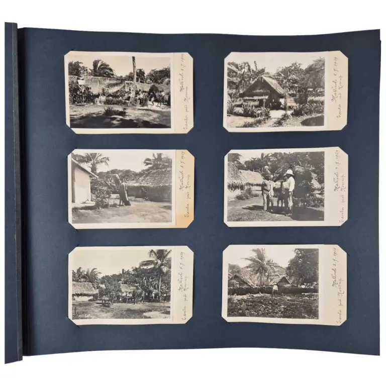 Historically Significant Collection of ca. 103 Gelatin Silver Photographs With Captions of 10 Different Islands in Vanuatu and 9 Gelatin Silver Photographs of Papua New Guinea