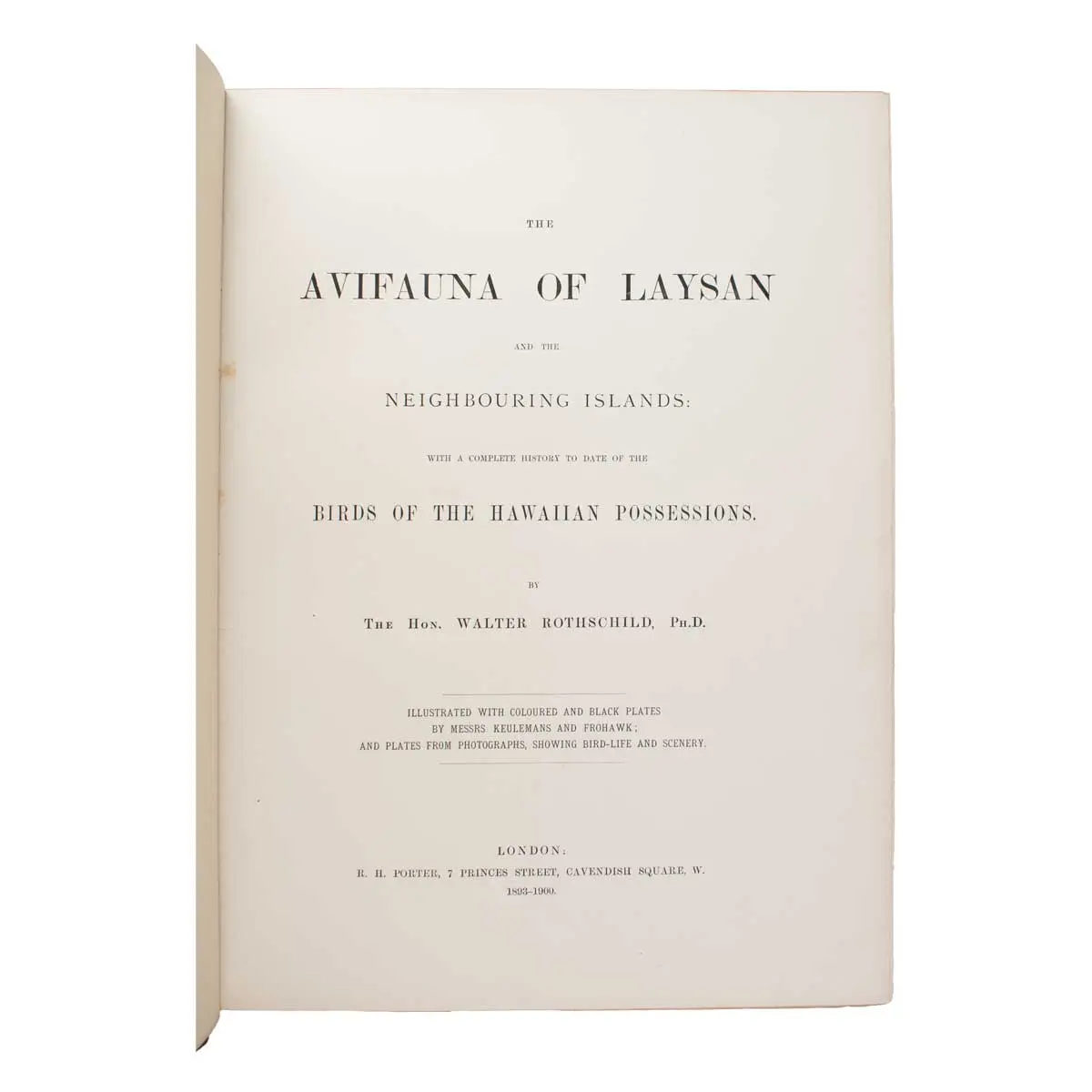 The Avifauna of Laysan and the Neighbouring Islands: with a Complete History to Date of the Birds of the Hawaiian Possessions (2)