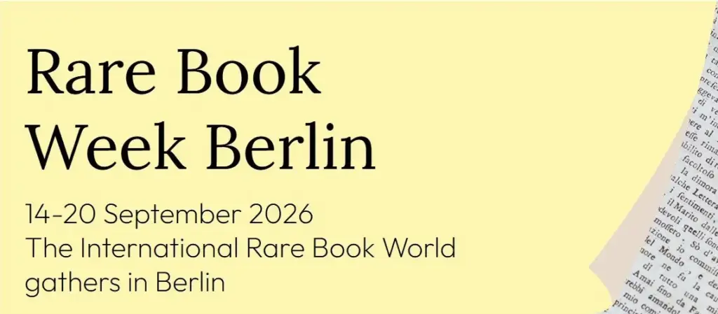 Rare Book Week Berlin