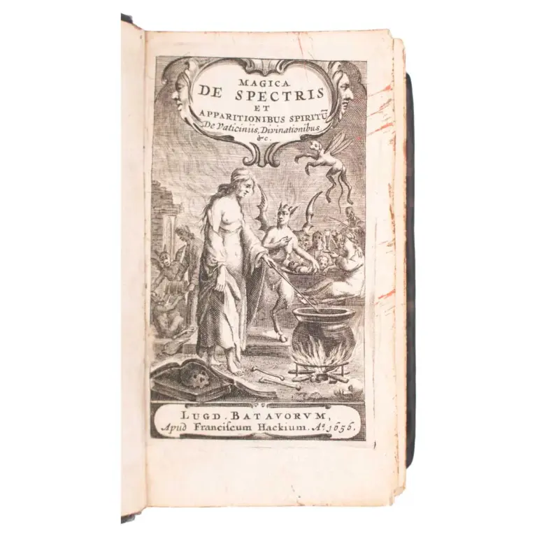 Magica de spectris et apparitionibus spiritum de vaticiniis, divinationibus…