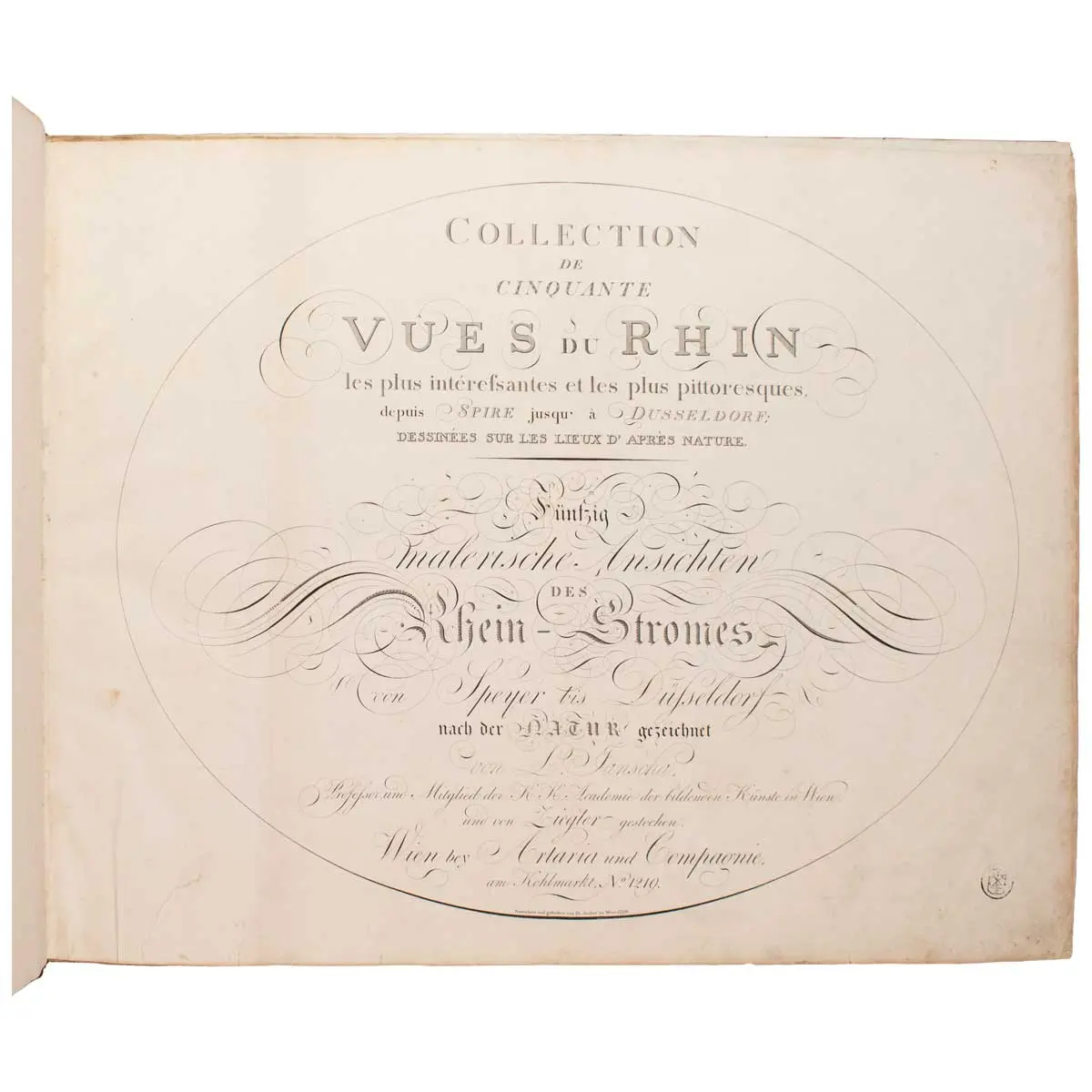 Collection de Cinquante Vues du Rhin. depuis Spire jusqu’à Dusseldorf Dessinees sur lieux d’apres Natur 1798 (6)
