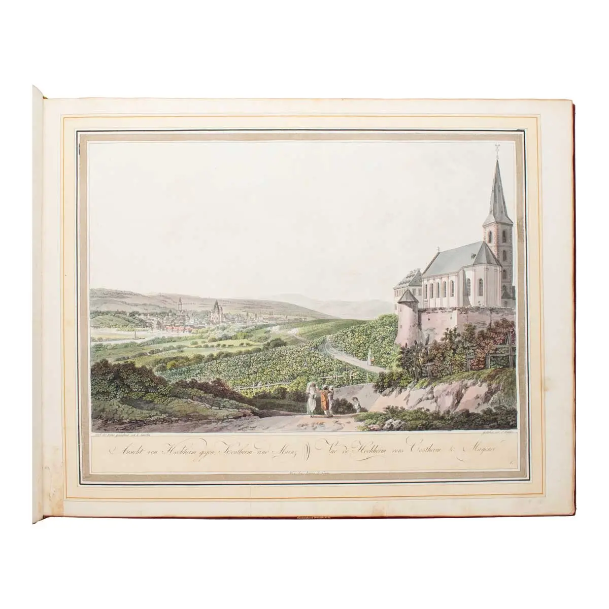 Collection de Cinquante Vues du Rhin. depuis Spire jusqu’à Dusseldorf Dessinees sur lieux d’apres Natur 1798 (3)