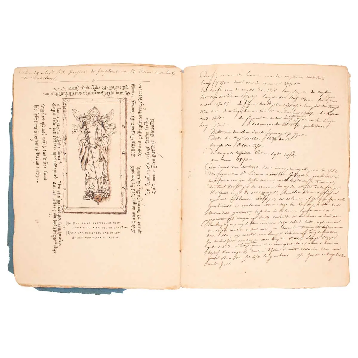 [EPIGRAPHY] Six Notebooks Of Drawings Of Tombstones And Records Of Funerary Inscriptions (4)