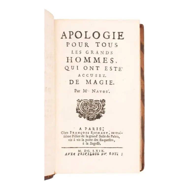 Apologie Pour Tous Les Grand Hommes Qui Ont Este Accusez de Magie.