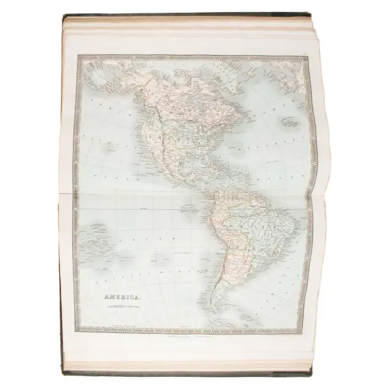 A New General Atlas of the World, Compiled and Constructed with the Greatest Care from the Latest Government and other Approved Modern Surveys and Authorities, both English and Foreign..